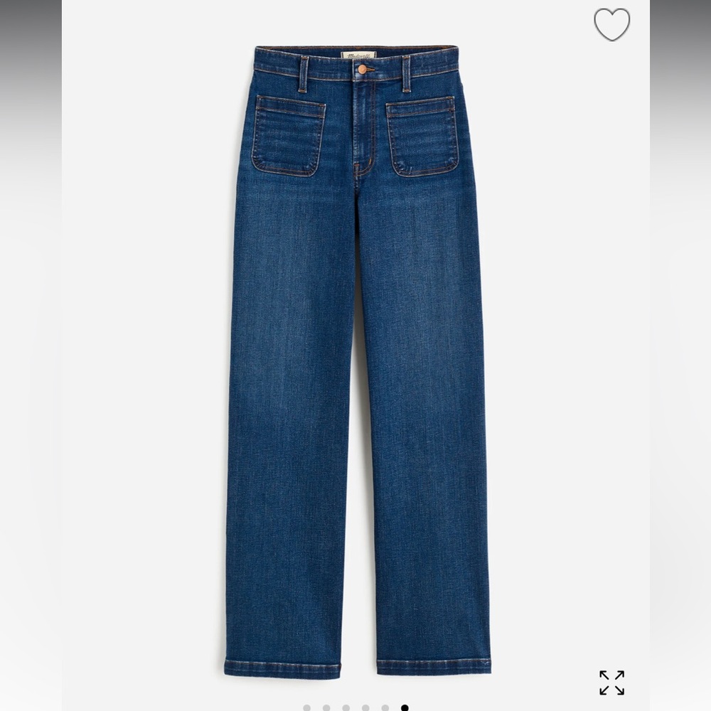 Madewell Emmett Wide Leg Petite Jean